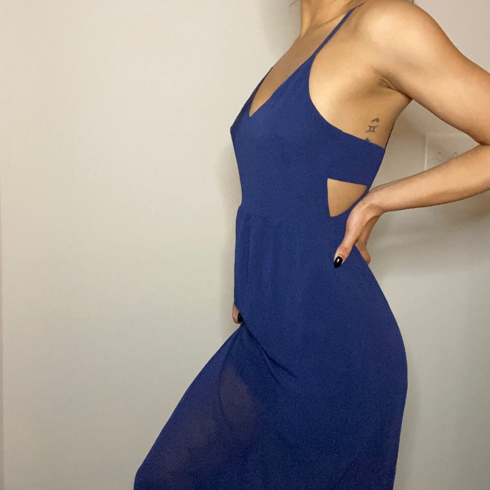 Blue maxi dress